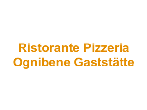 Ristorante Pizzeria Ognibene Gaststätte Logo