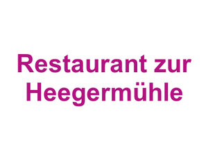 Restaurant zur Heegermühle Logo