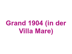Grand 1904 (in der Villa Mare) Logo