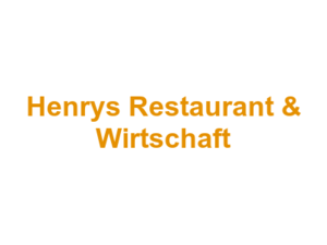Henry's Restaurant & Wirtschaft Logo