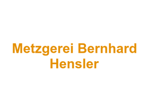 Metzgerei Bernhard Hensler Logo