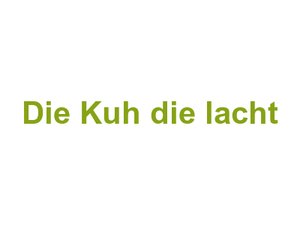 Die Kuh die lacht Logo