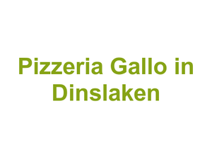 Pizzeria Gallo in Dinslaken Logo