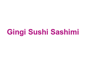 Gingi Sushi Sashimi Logo