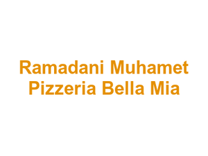 Ramadani Muhamet Pizzeria Bella Mia Logo