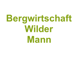 Bergwirtschaft Wilder Mann Logo