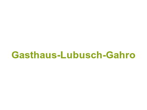 Gasthaus-Lubusch-Gahro Logo