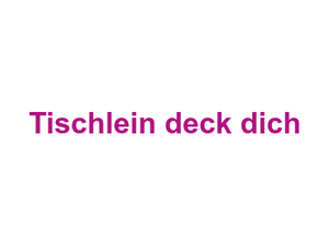Tischlein deck dich Logo