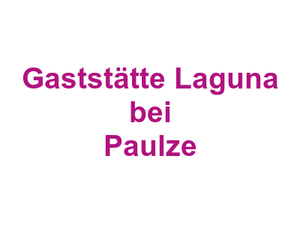 Gaststätte Laguna bei Paulze Logo