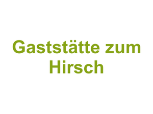Gaststätte zum Hirsch Logo