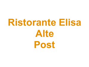Ristorante Elisa Alte Post Logo