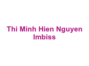 Thi Minh Hien Nguyen Imbiss Logo