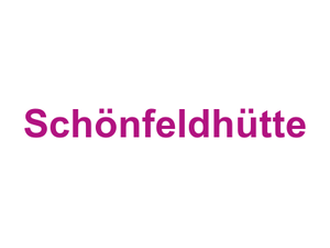 Schönfeldhütte Logo