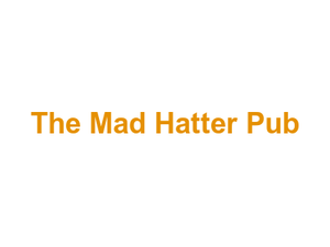 The Mad Hatter Pub Logo