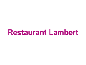 Restaurant Lambert Logo