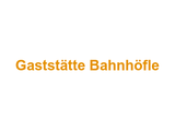 Gaststätte Bahnhöfle Logo