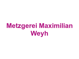 Metzgerei Maximilian Weyh Logo