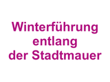 Winterführung entlang der Stadtmauer Logo
