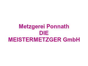 Metzgerei Ponnath DIE MEISTERMETZGER GmbH Logo