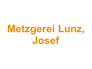 Metzgerei Lunz, Josef Logo