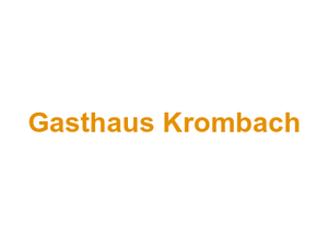 Gasthaus Krombach Logo