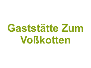 Gaststätte Zum Voßkotten Logo