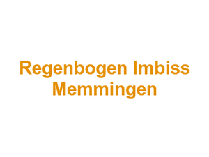 Regenbogen Imbiss Memmingen Logo