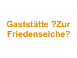 Metzgerei List & Gaststätte „Zur Friedenseiche“ Logo