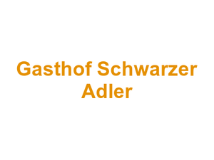 Gasthof Schwarzer Adler Logo