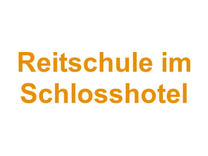 Restaurant Alte Reitschule im Schlosshotel Logo