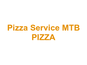 Pizza Service MTB PIZZA Logo