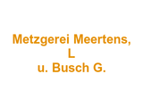Metzgerei Meertens, L u. Busch G. Logo
