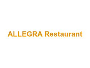 ALLEGRA Restaurant Logo