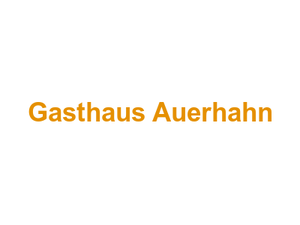 Gasthaus Auerhahn Logo