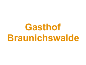Gasthof Braunichswalde Logo