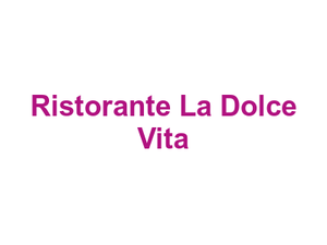 Ristorante "La Dolce Vita" Logo