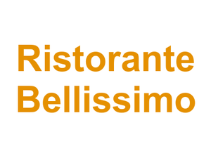 Ristorante Bellissimo Logo