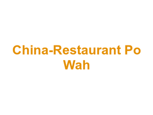 China-Restaurant Po Wah Logo