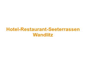 Hotel-Restaurant-Seeterrassen Wandlitz Logo