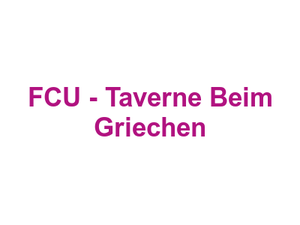 FCU - Taverne Beim Griechen Logo