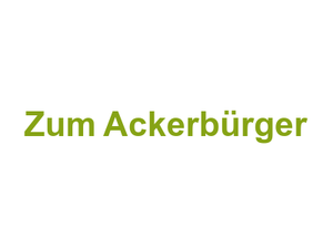 Zum Ackerbürger Logo