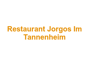 Restaurant Jorgos Im Tannenheim Logo
