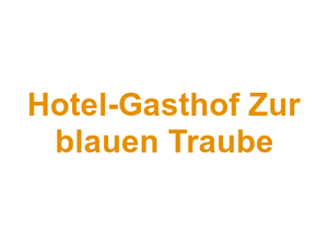 Hotel-Gasthof Zur blauen Traube Logo
