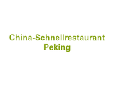 China-Schnellrestaurant Peking Logo