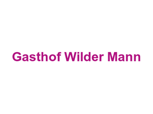 Gasthof Wilder Mann Logo