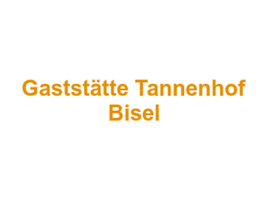 Gaststätte Tannenhof Bisel Logo