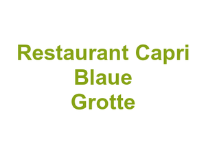 Restaurant Capri Blaue Grotte Logo