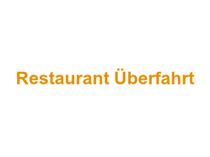 Restaurant Überfahrt Logo