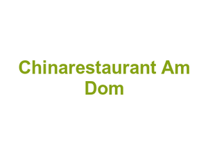 Chinarestaurant Am Dom Logo