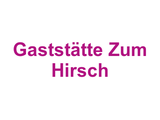 Gaststätte "Zum Hirsch" Logo